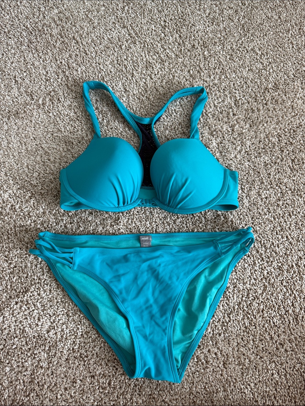 aerie Teal Bikini Bottoms